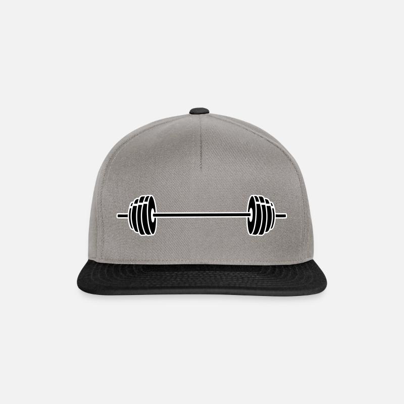 Dumbbell dumbbell dumbbells weightweights - Snapback Cap - graphite/black