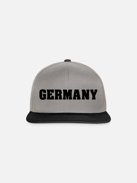 Germany - Snapback Cap - Graphit/Schwarz