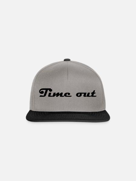 Time out - Snapback Cap - Graphit/Schwarz