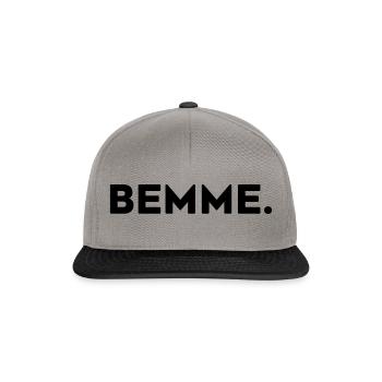 Bemme - Ostdeutscher Ausdruck - Snapback Cap - Graphit/Schwarz - Vorne