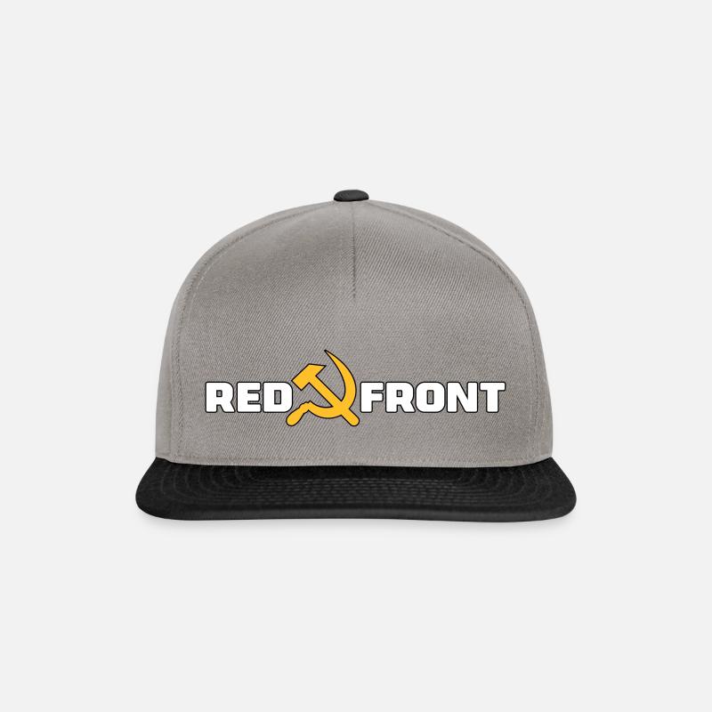 Red Front – Hammer and Sickle - Snapback Cap - Graphit/Schwarz