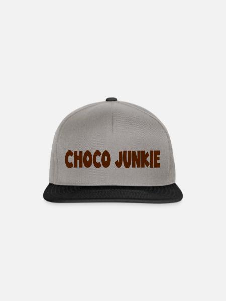 CHOCO JUNKIE - Snapback Cap - Graphit/Schwarz