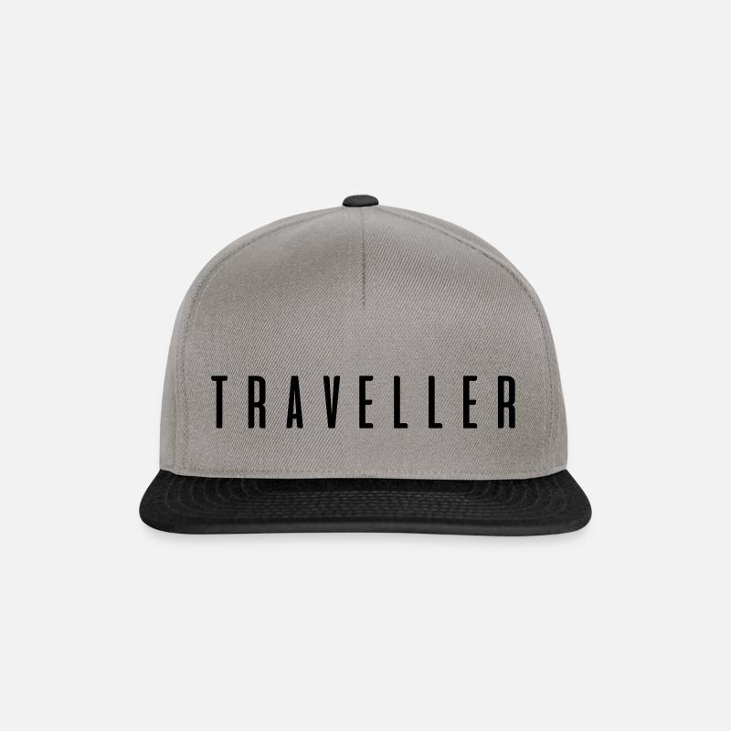 Traveler! Gift sayings - Snapback Cap - graphite/black