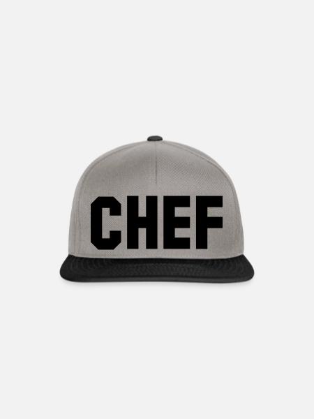 chef - Snapback Cap - Graphit/Schwarz