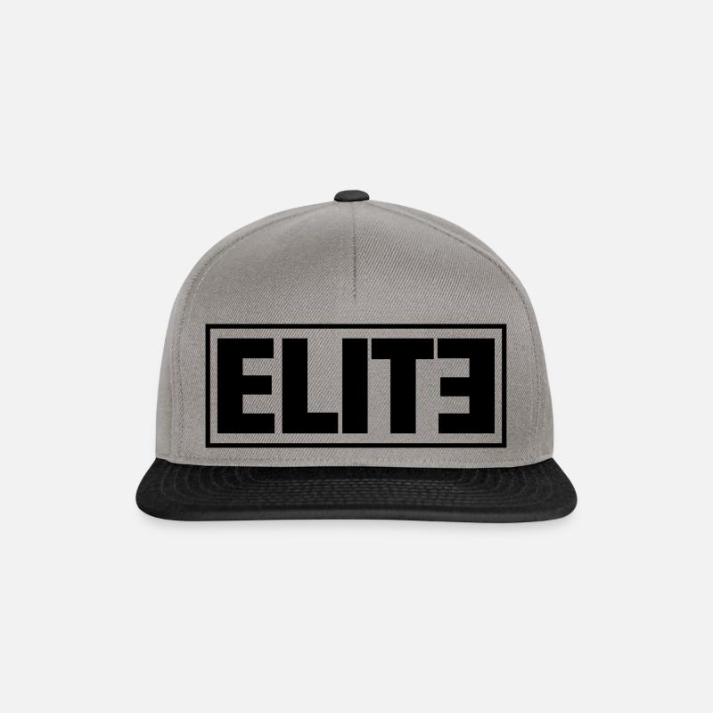 elite - Snapback Cap - graphite/black