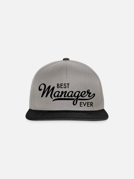 Manager - Snapback Cap - Graphit/Schwarz