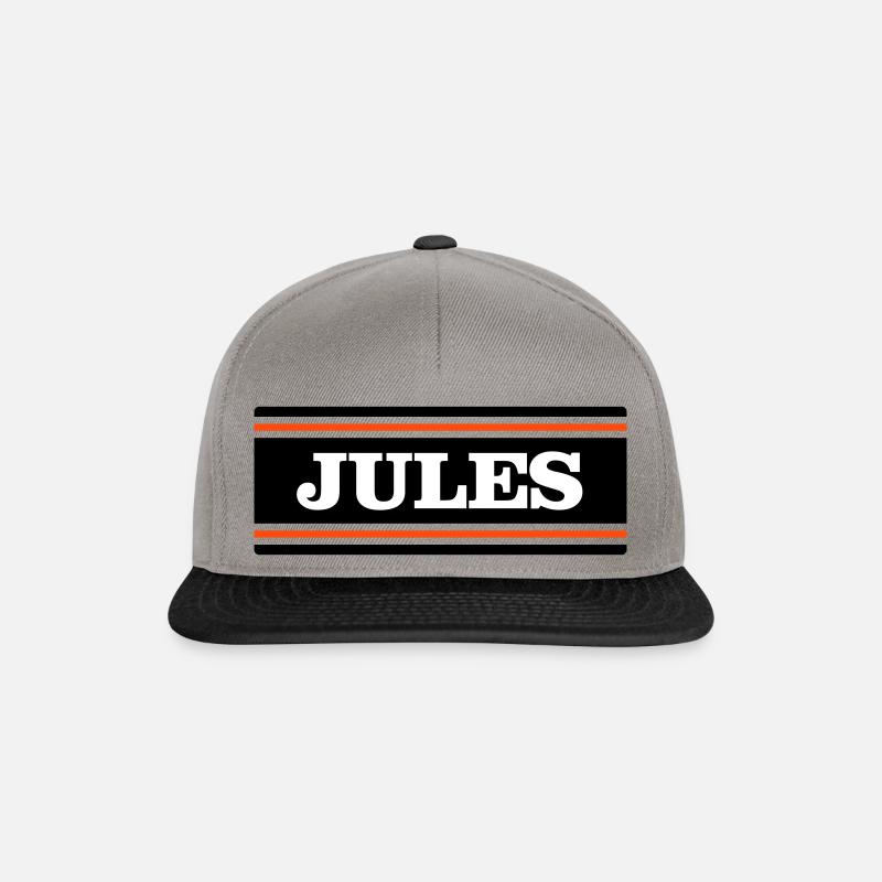 JULES - Snapback Cap - graphite/black