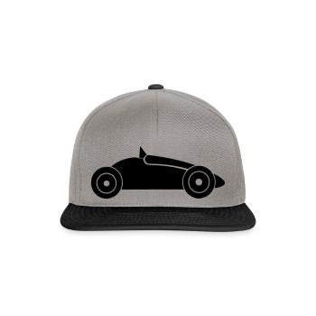 Altes Auto - Snapback Cap - Graphit/Schwarz - Vorne
