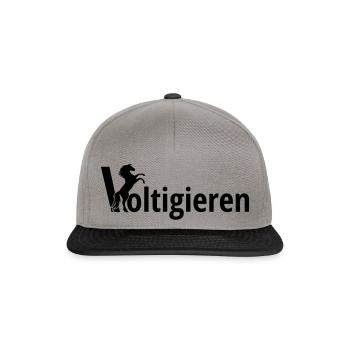Vaulting Lettering 2023 - Snapback Cap - graphite/black - Front