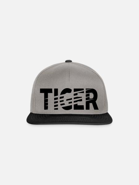 TIGER Krallen - Snapback Cap - Graphit/Schwarz