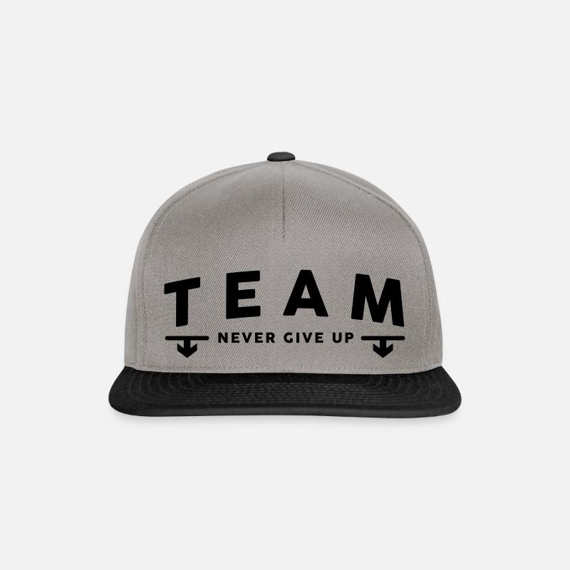 Team Equipe Membre - Casquette snapback - gris graphite/noir