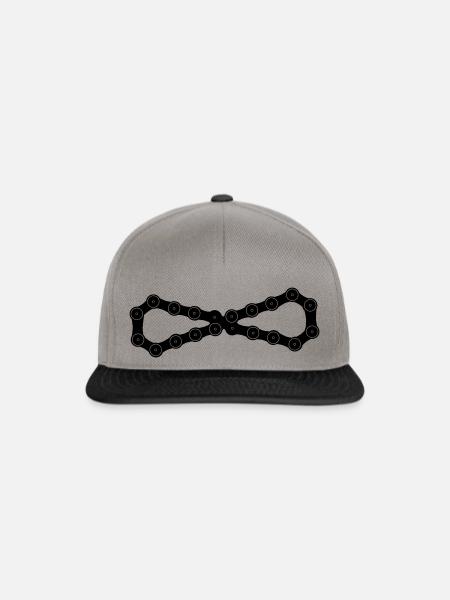 Hätte hätte Fahrrad Kette 07 - Snapback Cap - Graphit/Schwarz