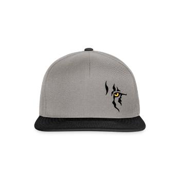 Œil de lion (gauche) - Casquette snapback - gris graphite/noir - Devant