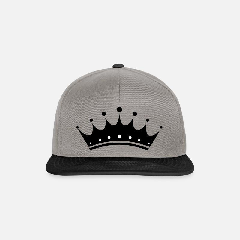 Krone - Snapback Cap - Graphit/Schwarz