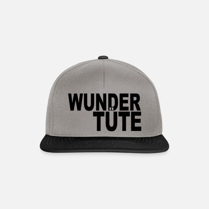 Wundertüte - Snapback Cap - Graphit/Schwarz