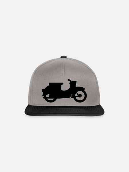 Schwalbe Silhouette (vereinfacht) - Snapback Cap - Graphit/Schwarz