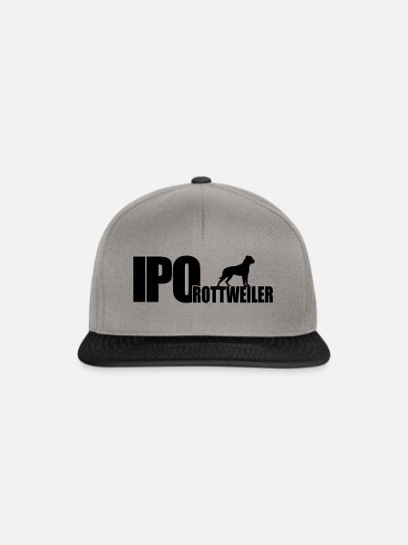 IPO ROTTWEILER - Snapback Cap - Graphit/Schwarz