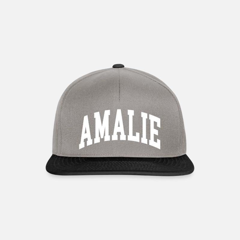 Amalie - Snapback Cap - graphite/black