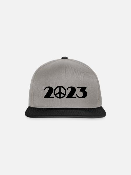 Peace Sign 2023 - Snapback Cap - Graphit/Schwarz