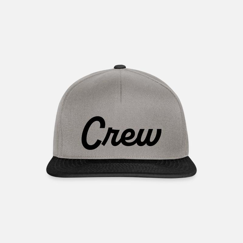 Crew2 - Snapback Cap - Graphit/Schwarz