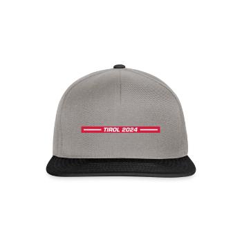 Tyrol 2024 - Casquette snapback - gris graphite/noir - Devant