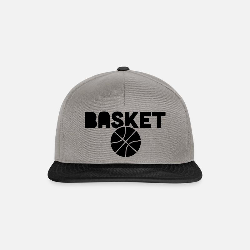 Basketball - Snapback Cap - Graphit/Schwarz