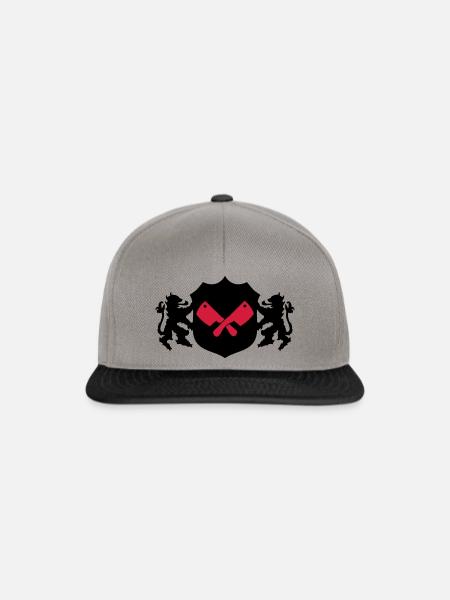 Metzger Wappen - Snapback Cap - Graphit/Schwarz