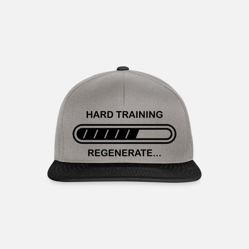 Hard Training - Regenerate - Loading Beams - Snapback Cap - graphite/black