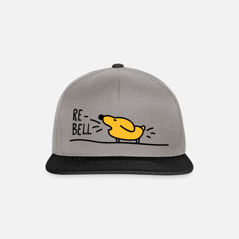 Rebell - Snapback Cap - Graphit/Schwarz