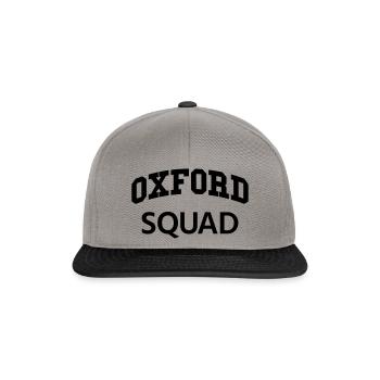 Oxford Squad - Snapback Cap - Graphit/Schwarz - Vorne