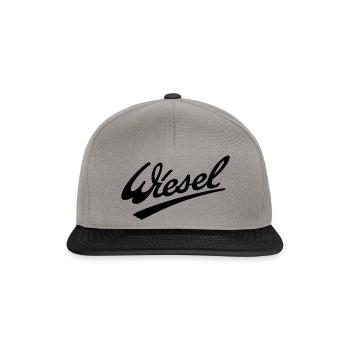 Wiesel Logo - Snapback Cap - Graphit/Schwarz - Vorne