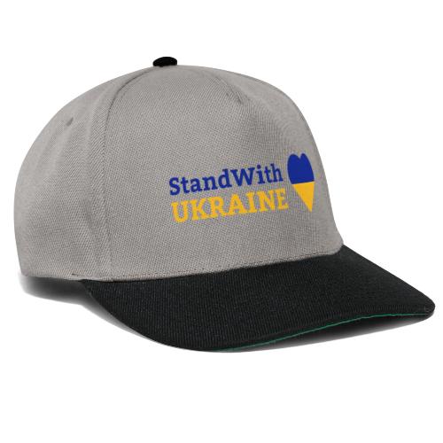 Stand with Ukraine mit Herz Support & Solidarität - Snapback Cap