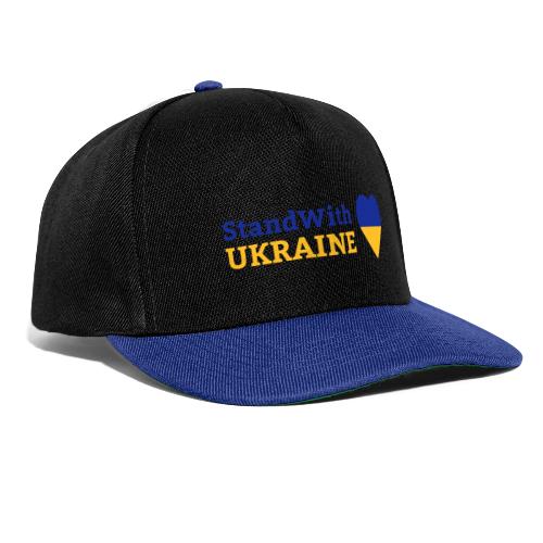 Stand with Ukraine mit Herz Support & Solidarität - Snapback Cap