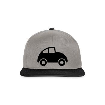 Voiture - Casquette snapback - gris graphite/noir - Devant