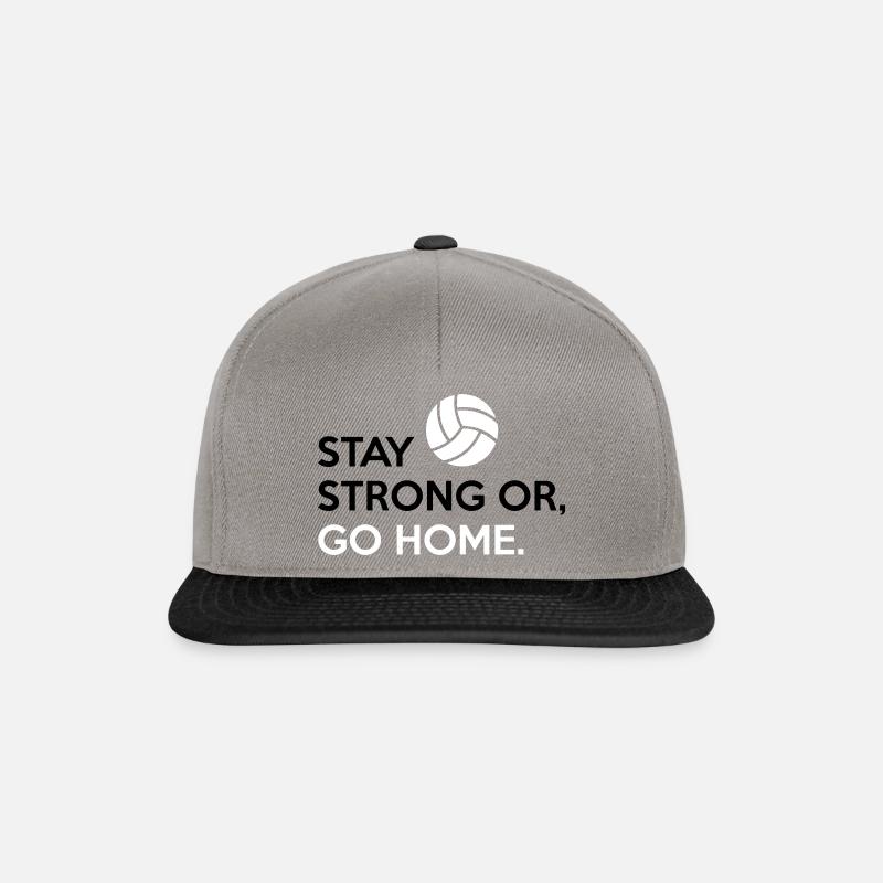 Volleyball Player - Snapback Cap - Graphit/Schwarz