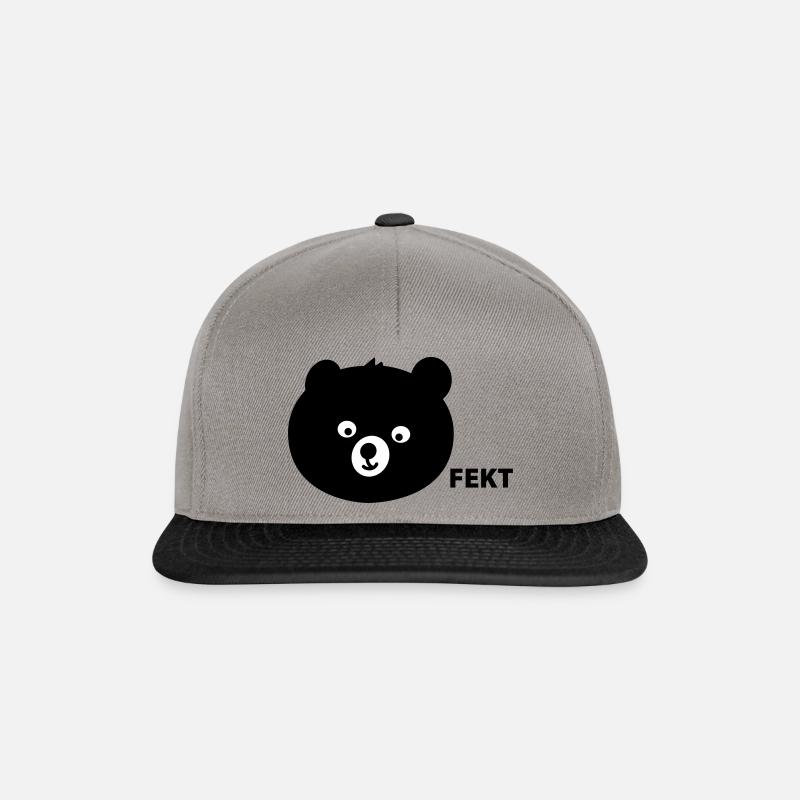 Perfekter Bär - Snapback Cap - Graphit/Schwarz