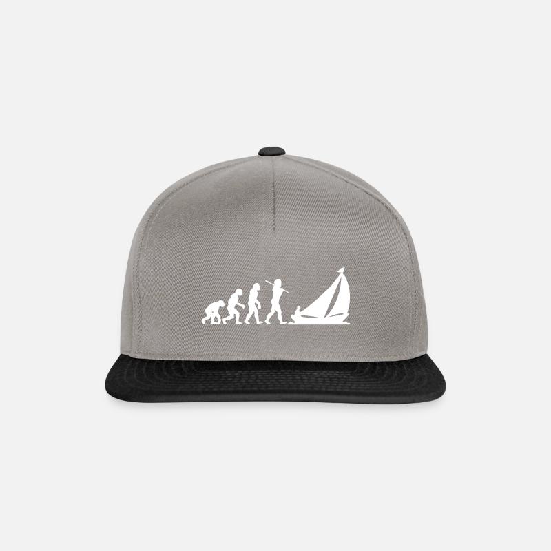 Evolution Voile - Casquette snapback - gris graphite/noir