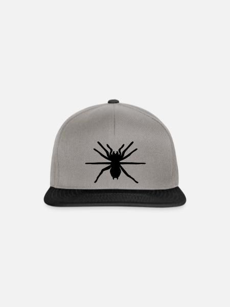 spinne - Snapback Cap - Graphit/Schwarz
