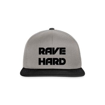 Rave Raver Techno - Casquette snapback - gris graphite/noir - Devant