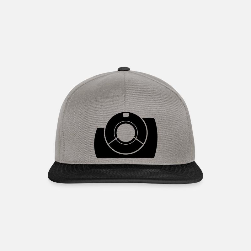 Radiologie - Symbol CT - Computertomographie - Snapback Cap - Graphit/Schwarz