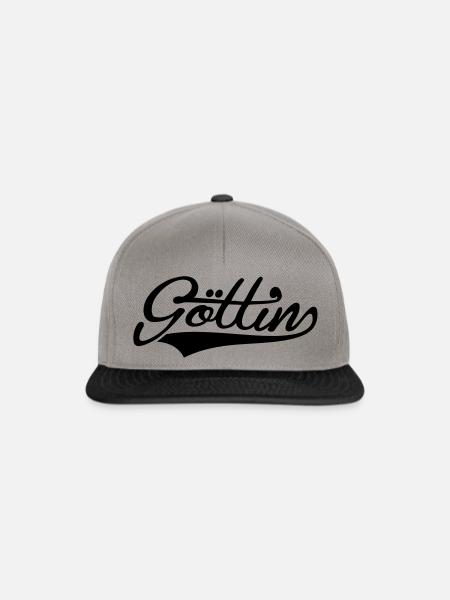 Göttin - Farbwechsel - Snapback Cap - Graphit/Schwarz