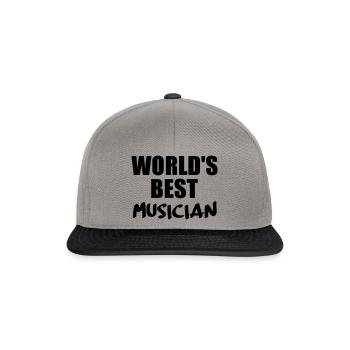 musician - Snapback Cap - graphite/black - Front