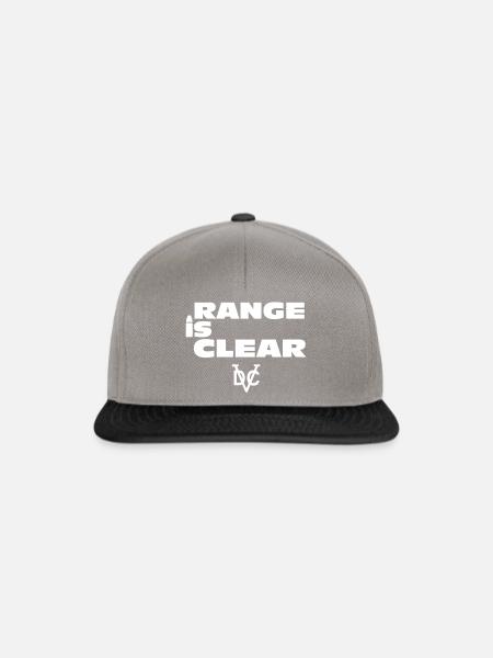 Range is clear RO1 - Snapback Cap - Graphit/Schwarz