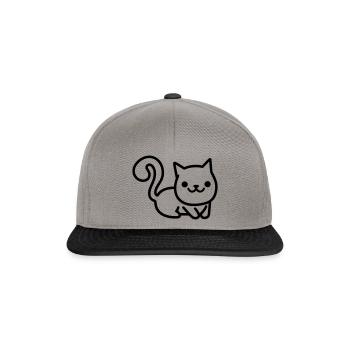 Groupe 28 - Casquette snapback - gris graphite/noir - Devant