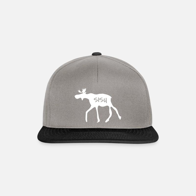 Sisu - Casquette snapback - gris graphite/noir