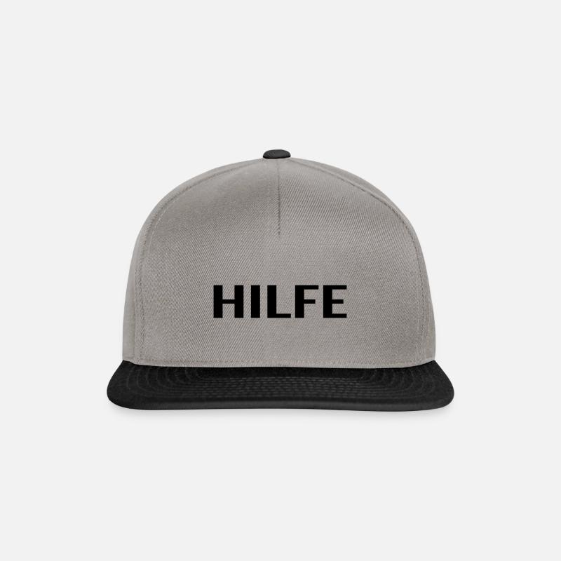 aider - Casquette snapback - gris graphite/noir