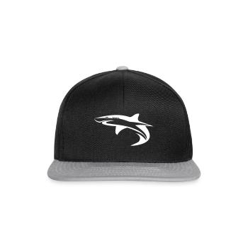 Hai - Vector Geometrie Design - Snapback Cap - Schwarz/Grau - Vorne