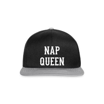Nap Queen - Snapback Cap - black/grey - Front