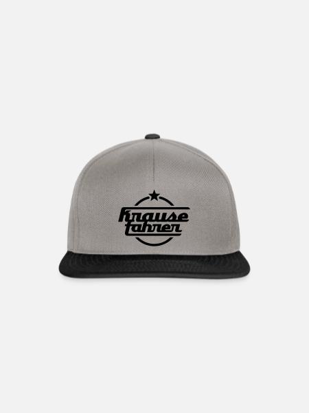 Krause Fahrer - Snapback Cap - Graphit/Schwarz