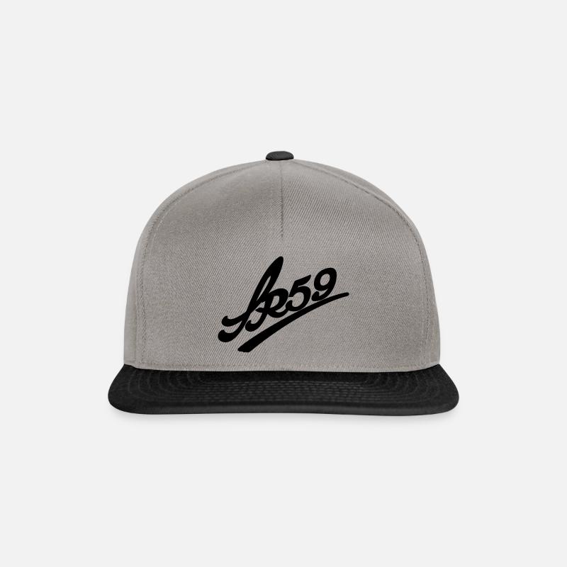 IWL SR59 Berlin Logo (1c) - Snapback Cap - Graphit/Schwarz